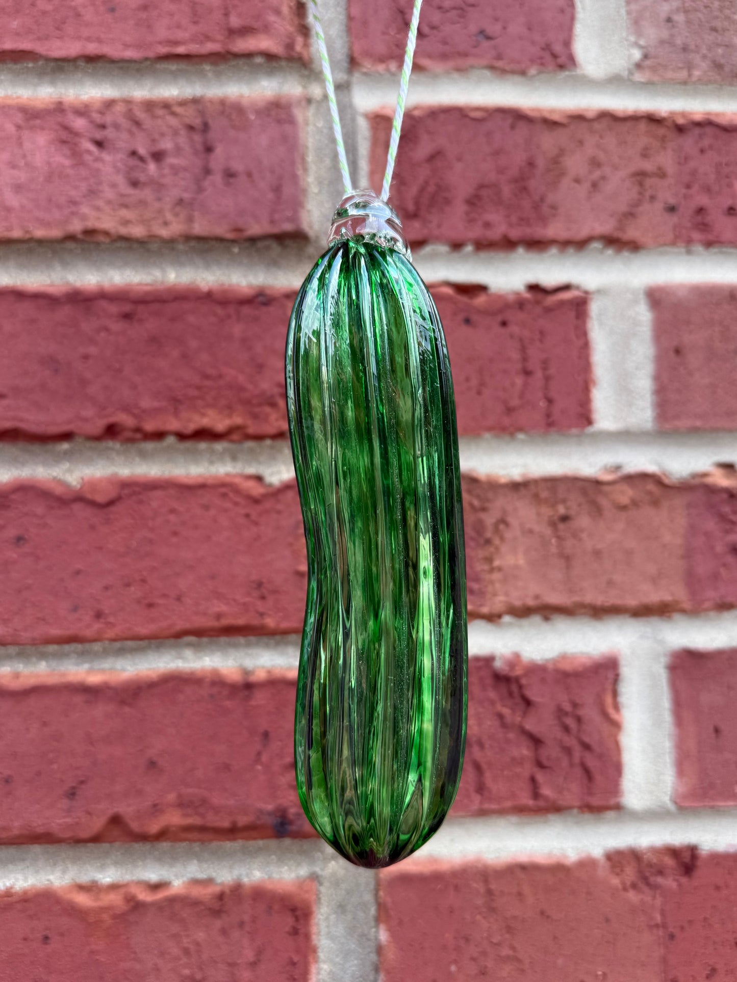 Glass Pickle Ornament