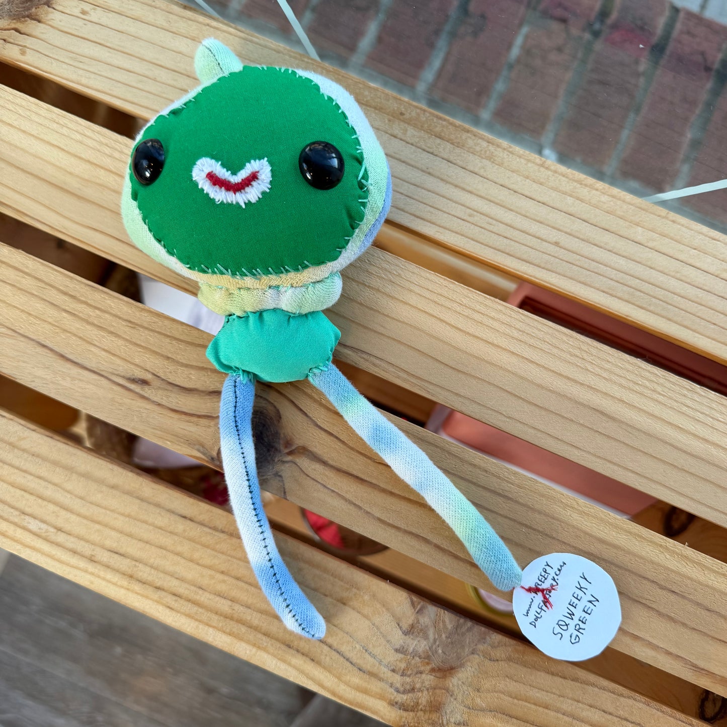 Sqweeky Green Kreepy Doll Deluxe