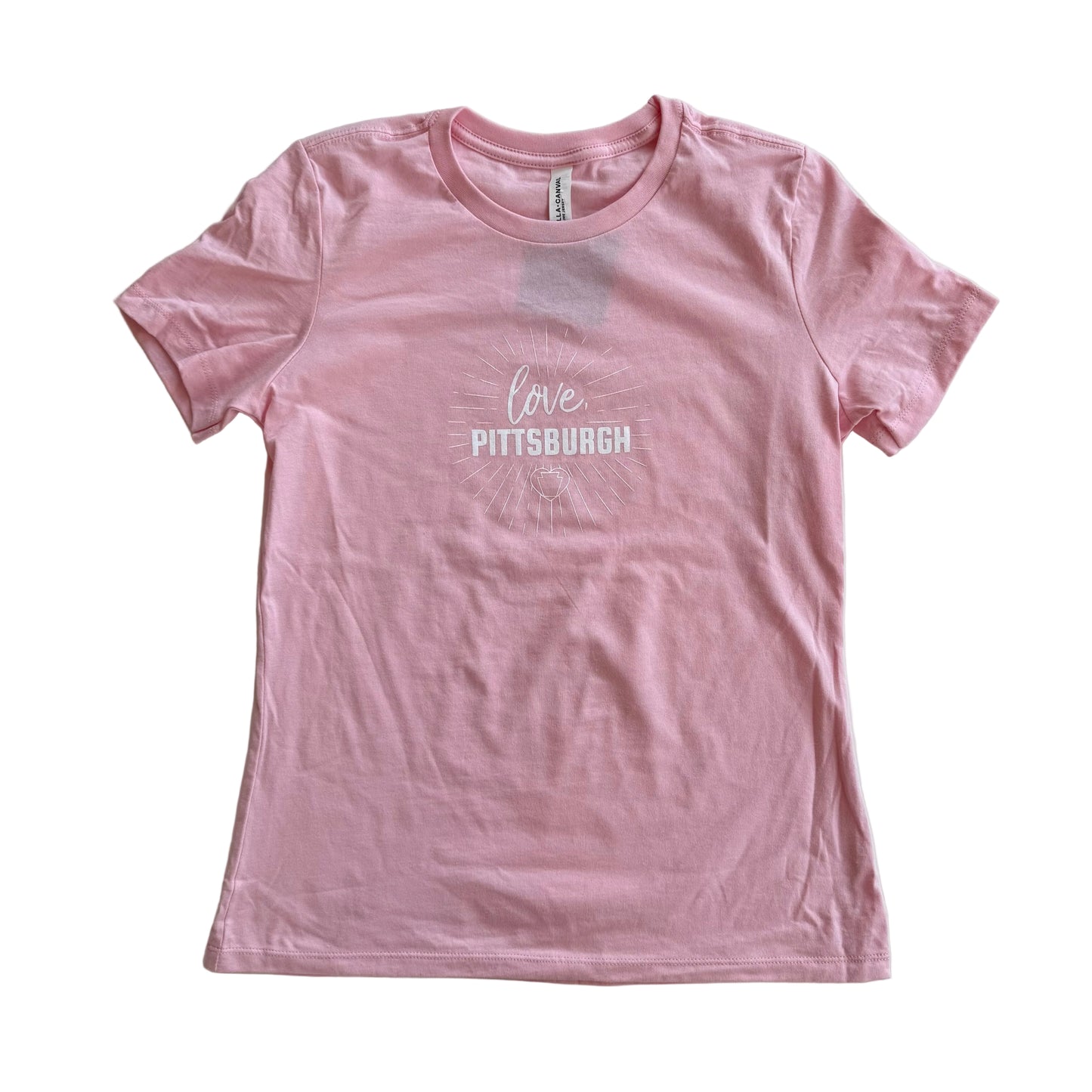 love, Pittsburgh Logo Tee - Pink