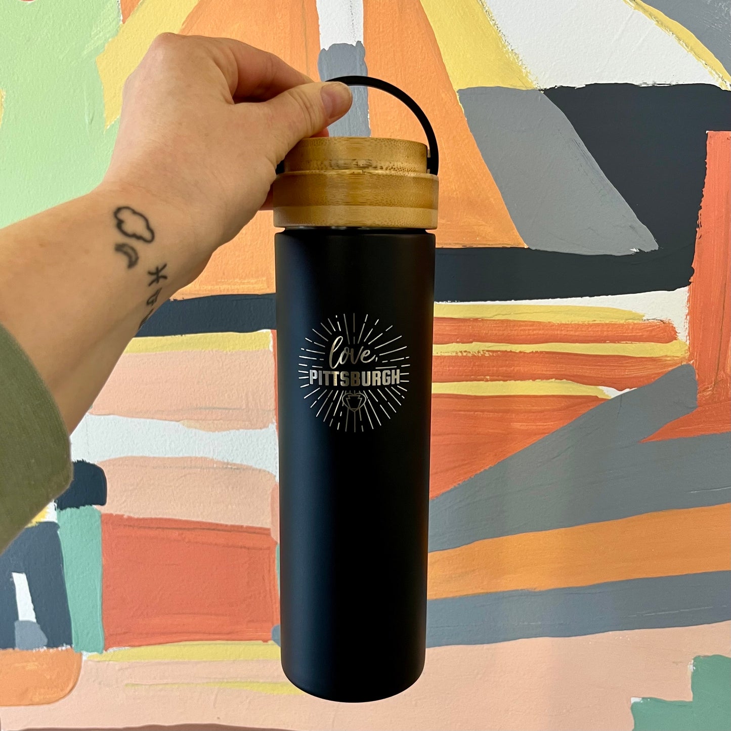 Black Traveler - Bamboo Lid