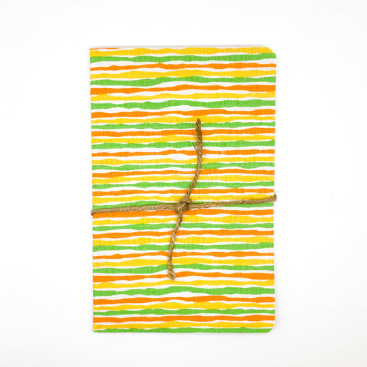 Citrus Seersucker Stripe Sketchbook
