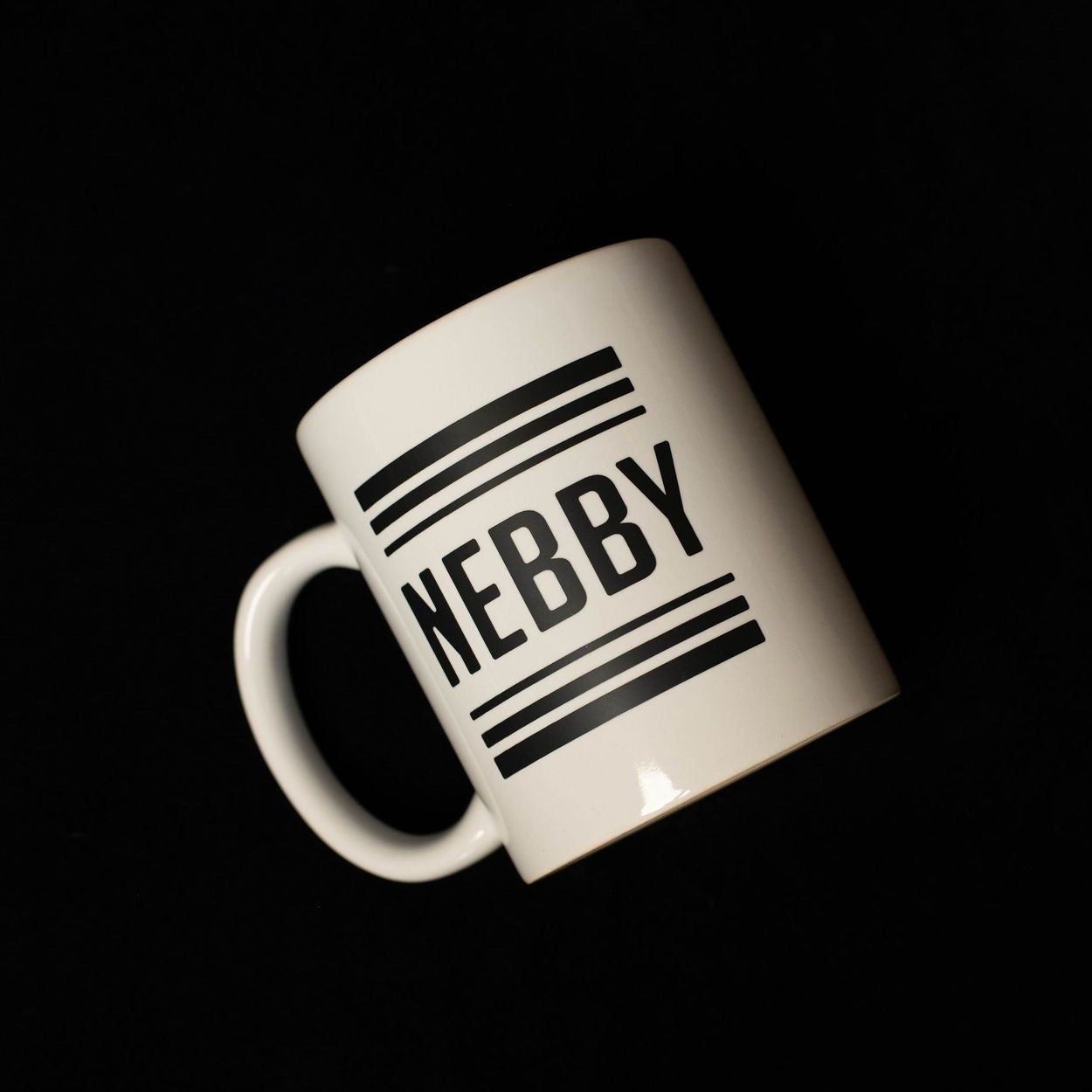 White Nebby Mug