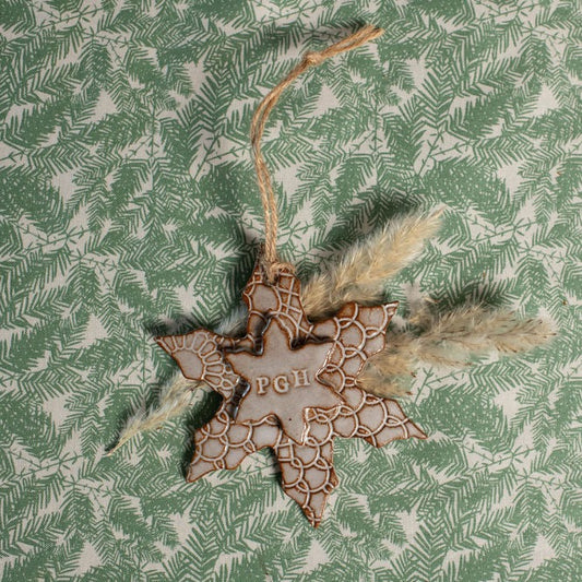 Double Snowflake Ornament