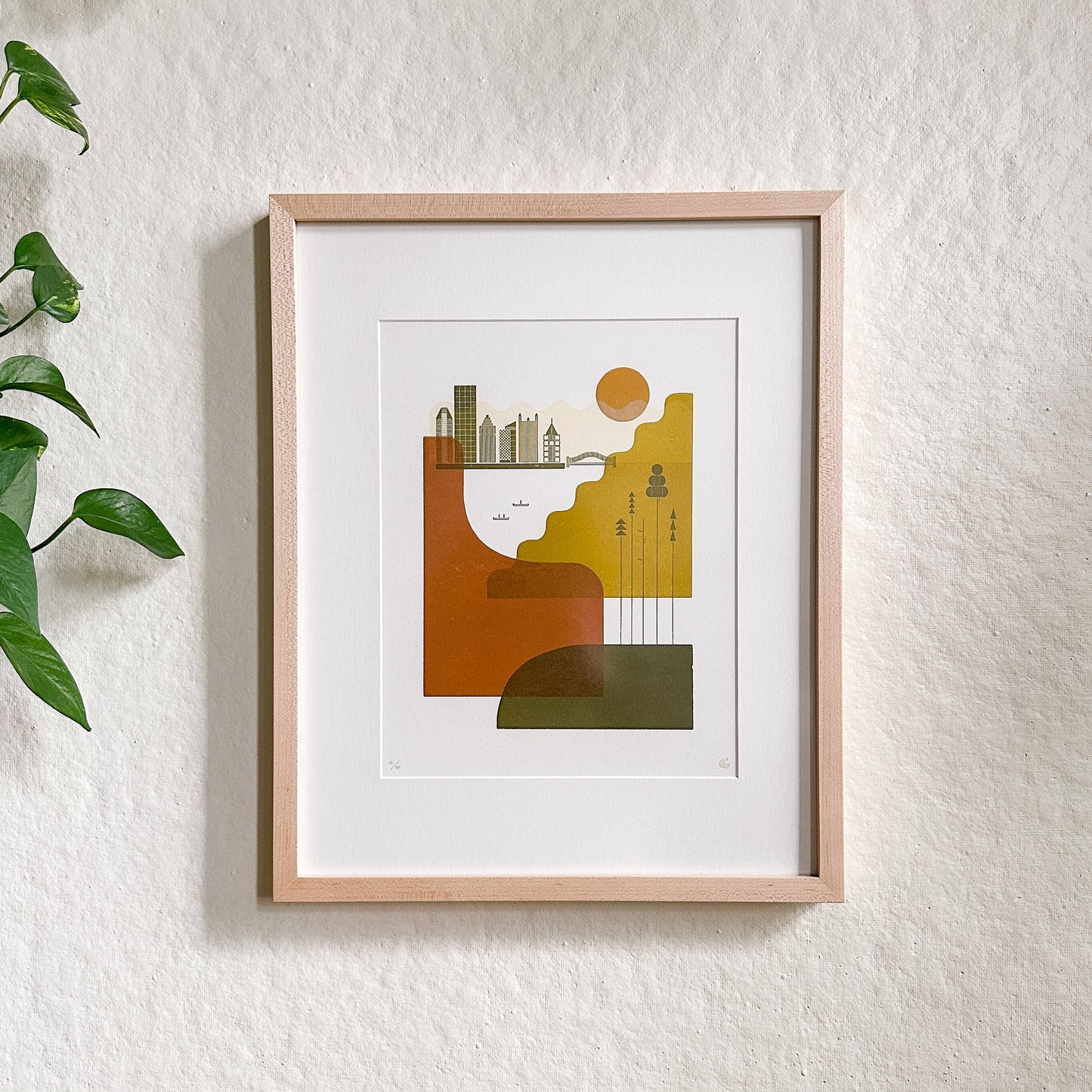 A Pittsburgh Sunset Print