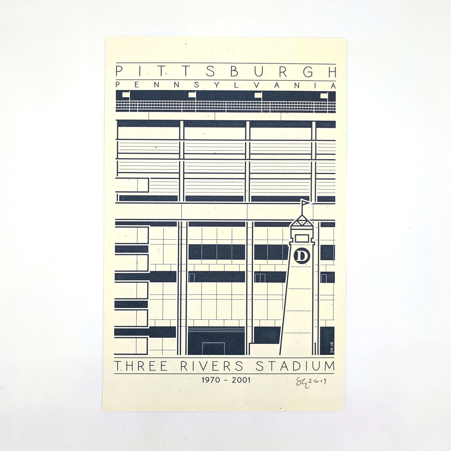 Three Rivers Mini Print