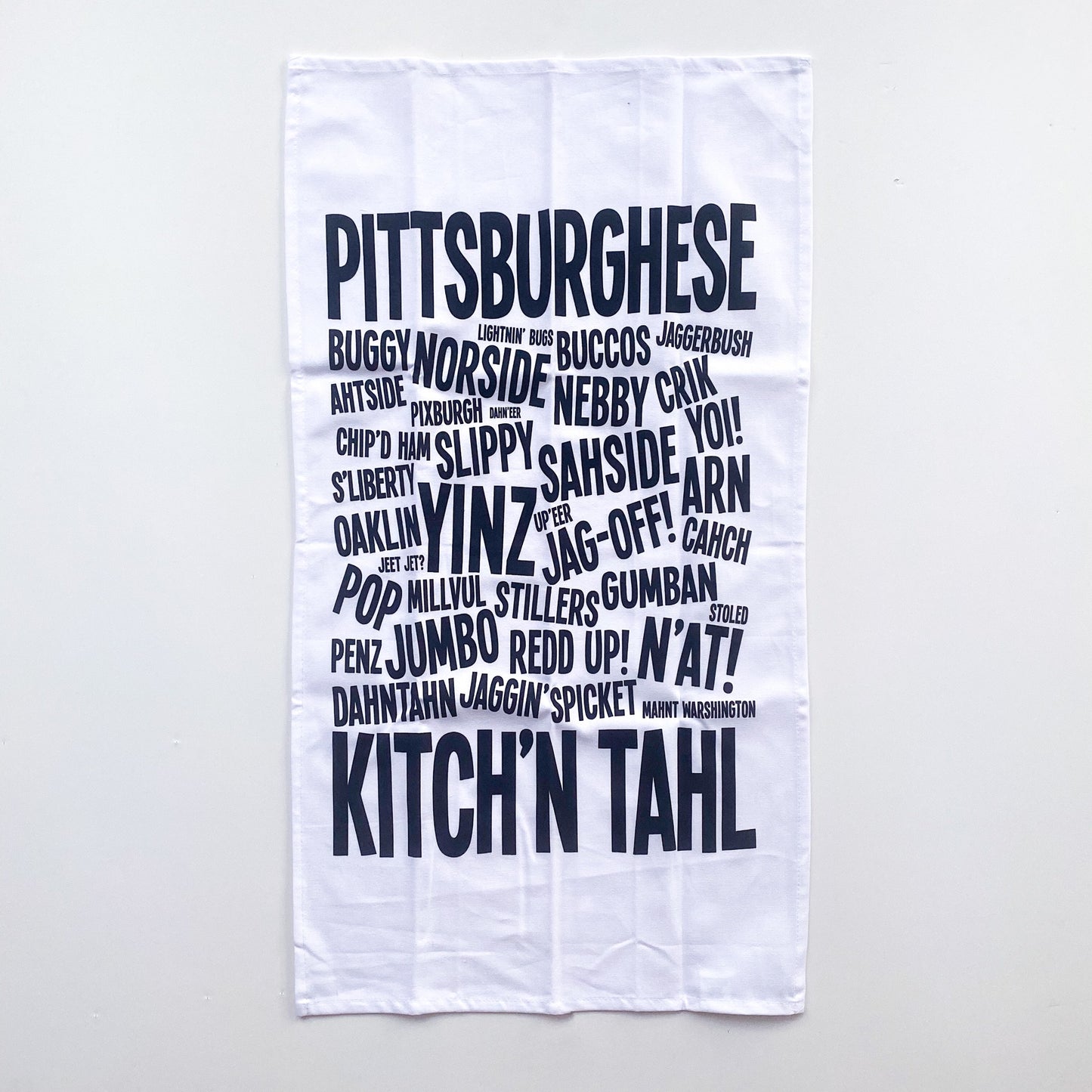 Pittsburghese Tea Towel