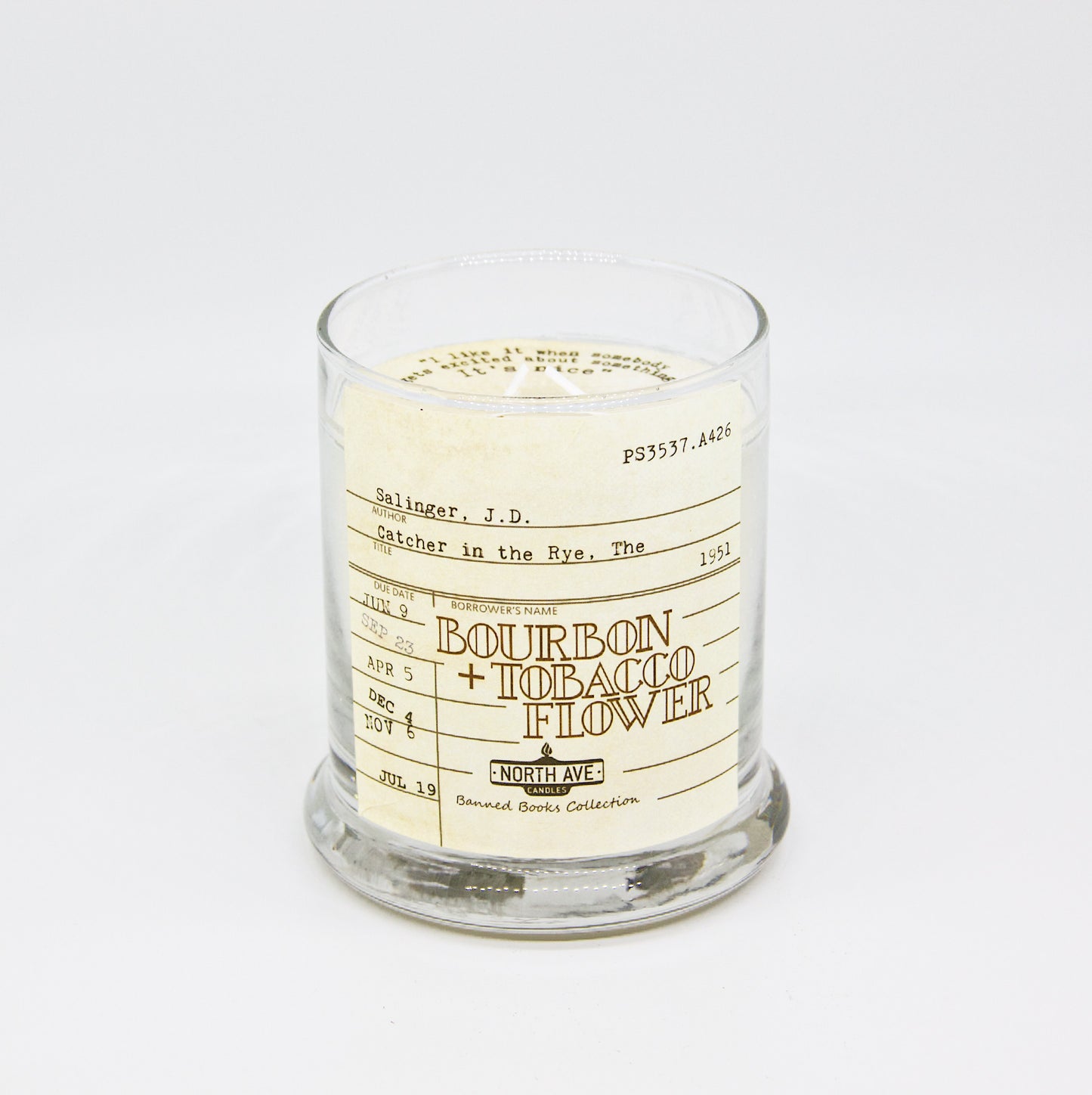 Bourbon + Tobacco Flower: Catcher in the Rye Candle