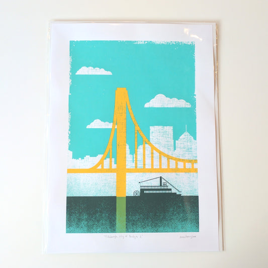 Pittsburgh City of Bridges Print 1