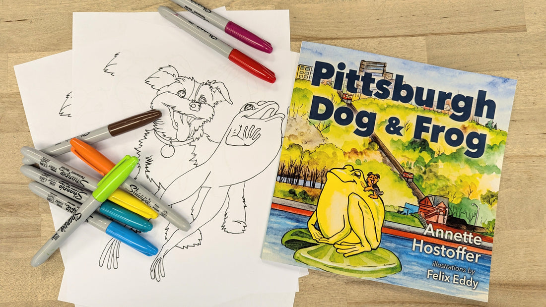 Pittsburgh Dog and Frog Coloring Contest