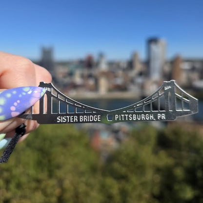 Sister Bridge Steel Ornament