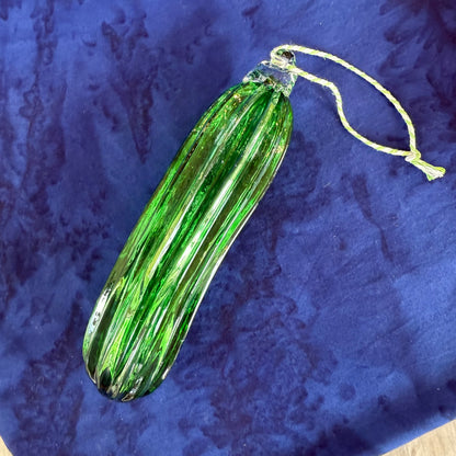 Glass Pickle Ornament