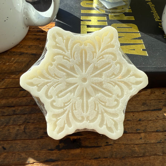 White Snowflake Soap