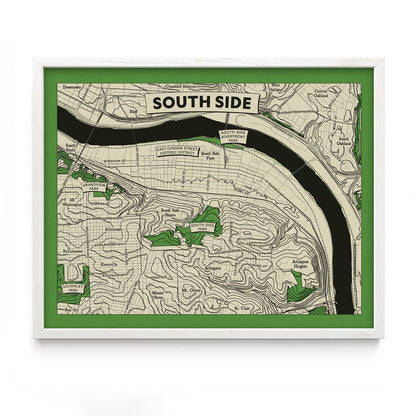 South Side Map Print