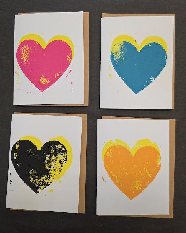 Heart Block Print Card