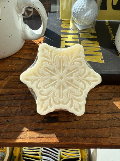 White Snowflake Soap