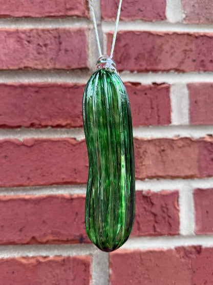 Glass Pickle Ornament