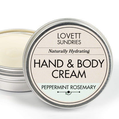 Peppermint Rosemary Hand Cream - Travel