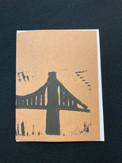 Bridge Block Print Card