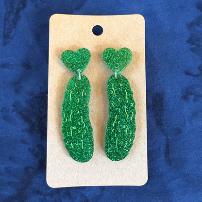 Pickle Earrings