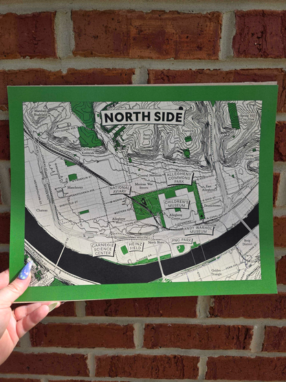 North Side Map Print