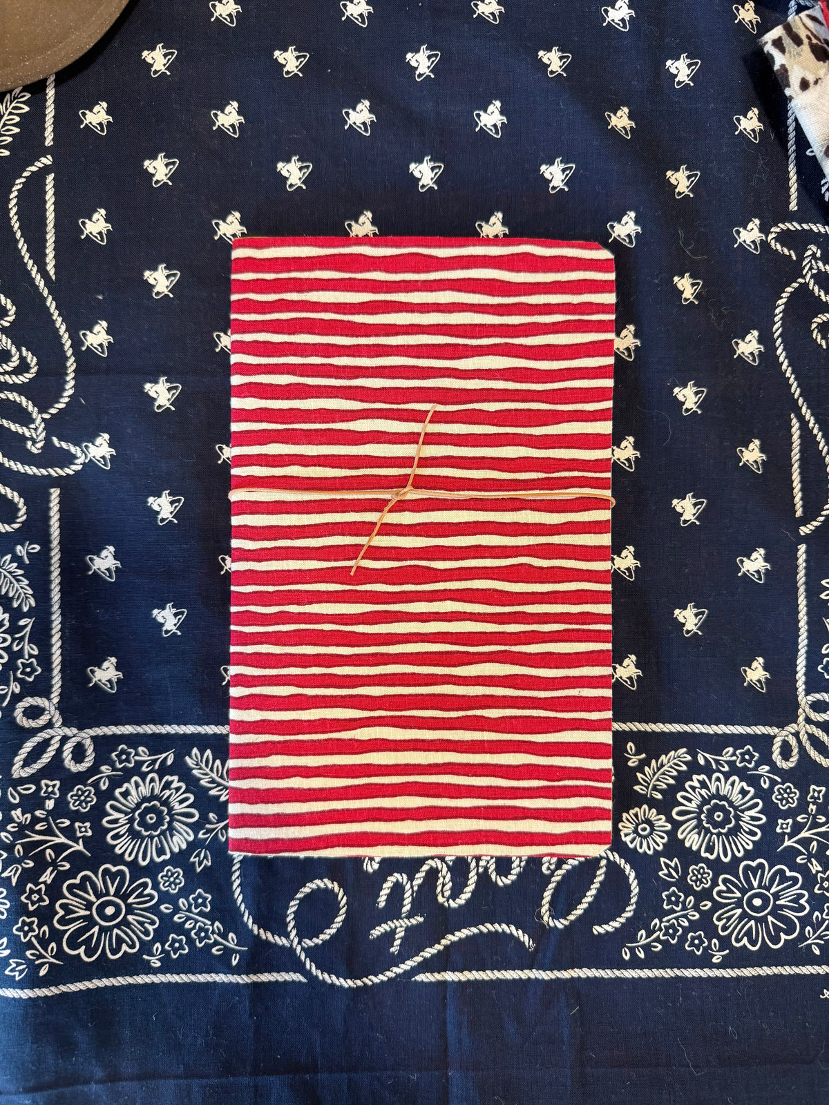 Red Stripes Notebook