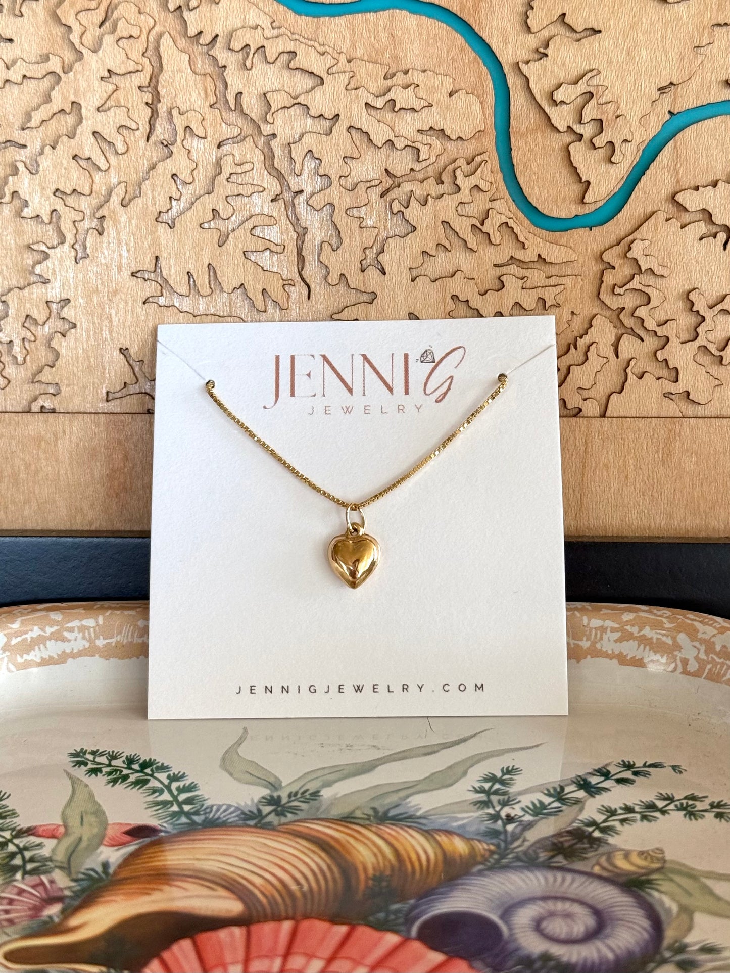 Puffy Heart Necklace