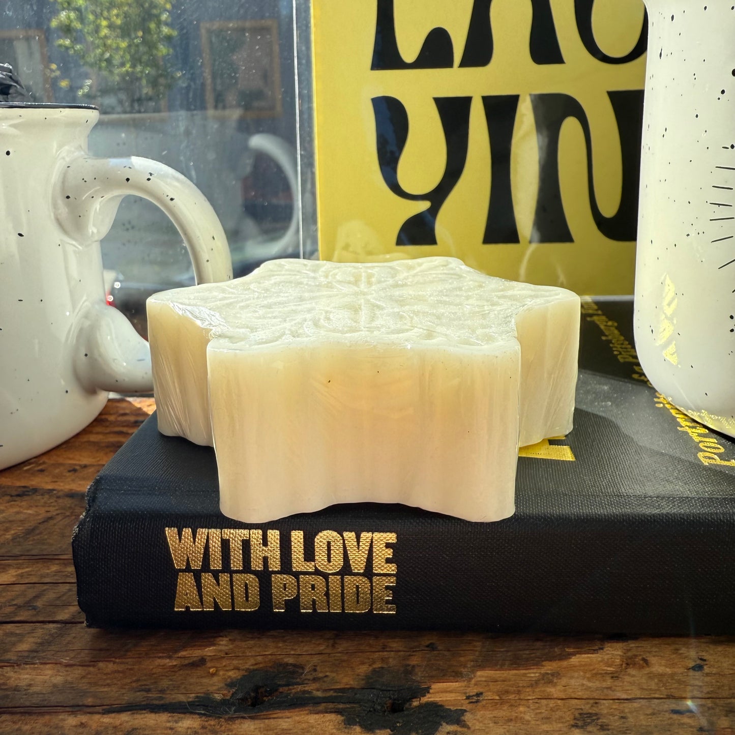 White Snowflake Soap