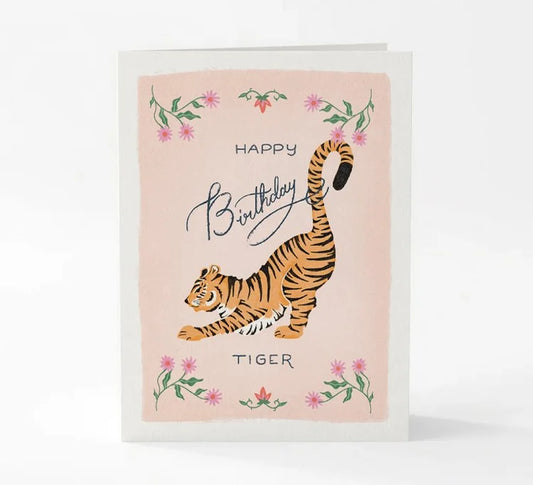 Happy Birthday Tiger Card