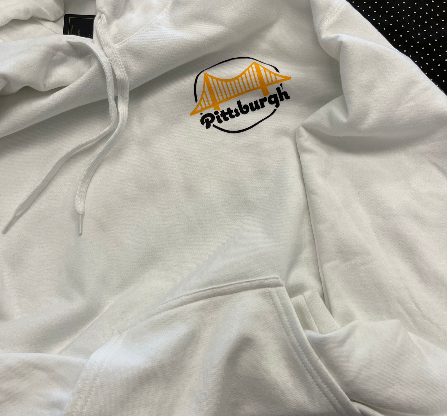 Bridge Emblem Hoodie - White