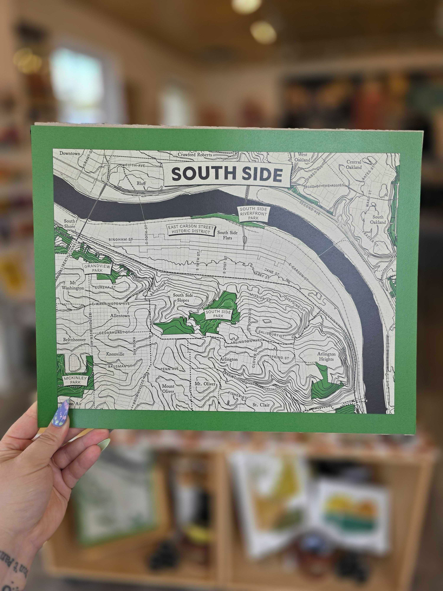 South Side Map Print
