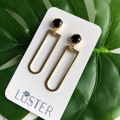 Every Day Brass U-Drop Earrings