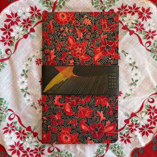 Red Floral Notebook