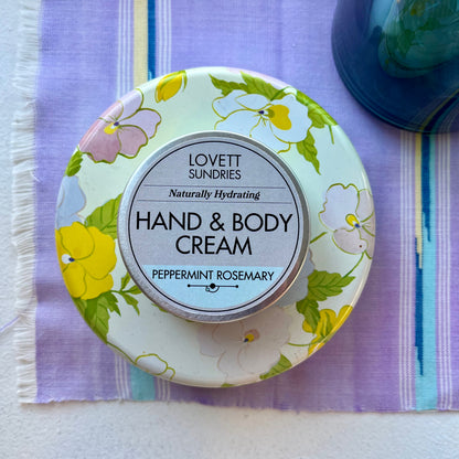 Peppermint Rosemary Hand Cream - Travel