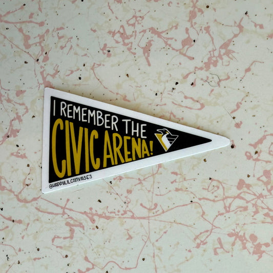 Civic Arena Sticker