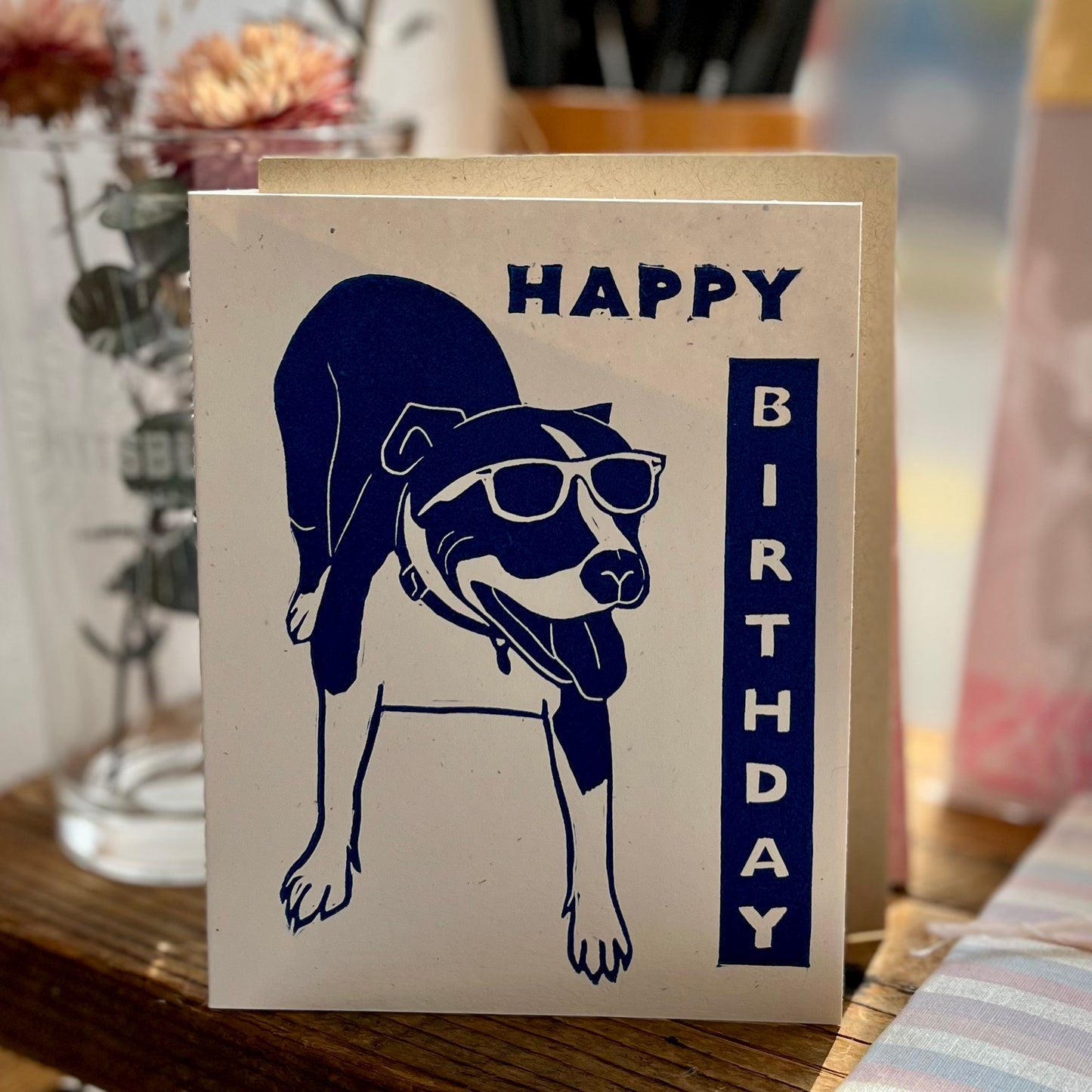 Happy Birthday Dog Card