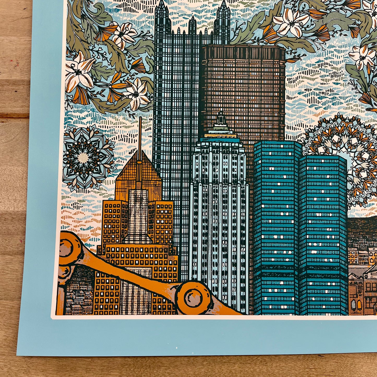 Starry Pittsburgh Night Print