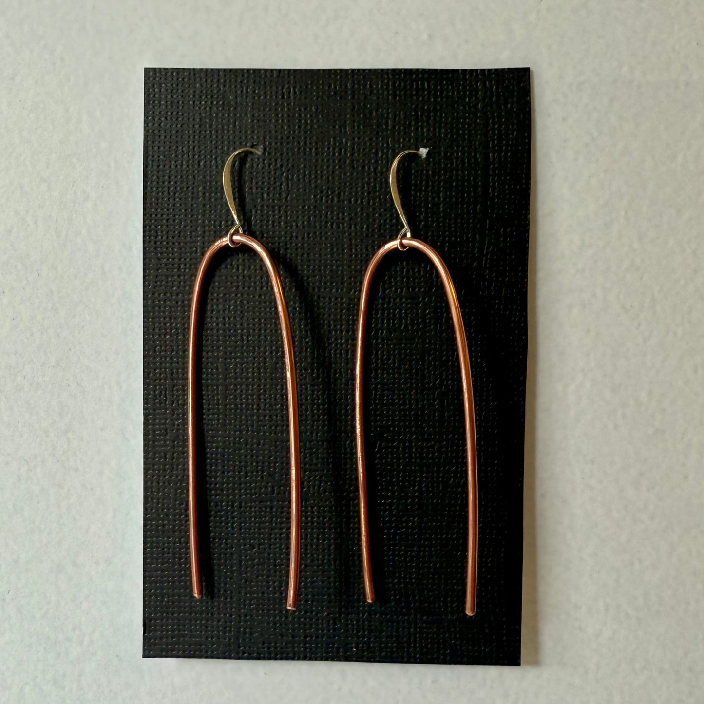 U-Shape Earrings - Copper