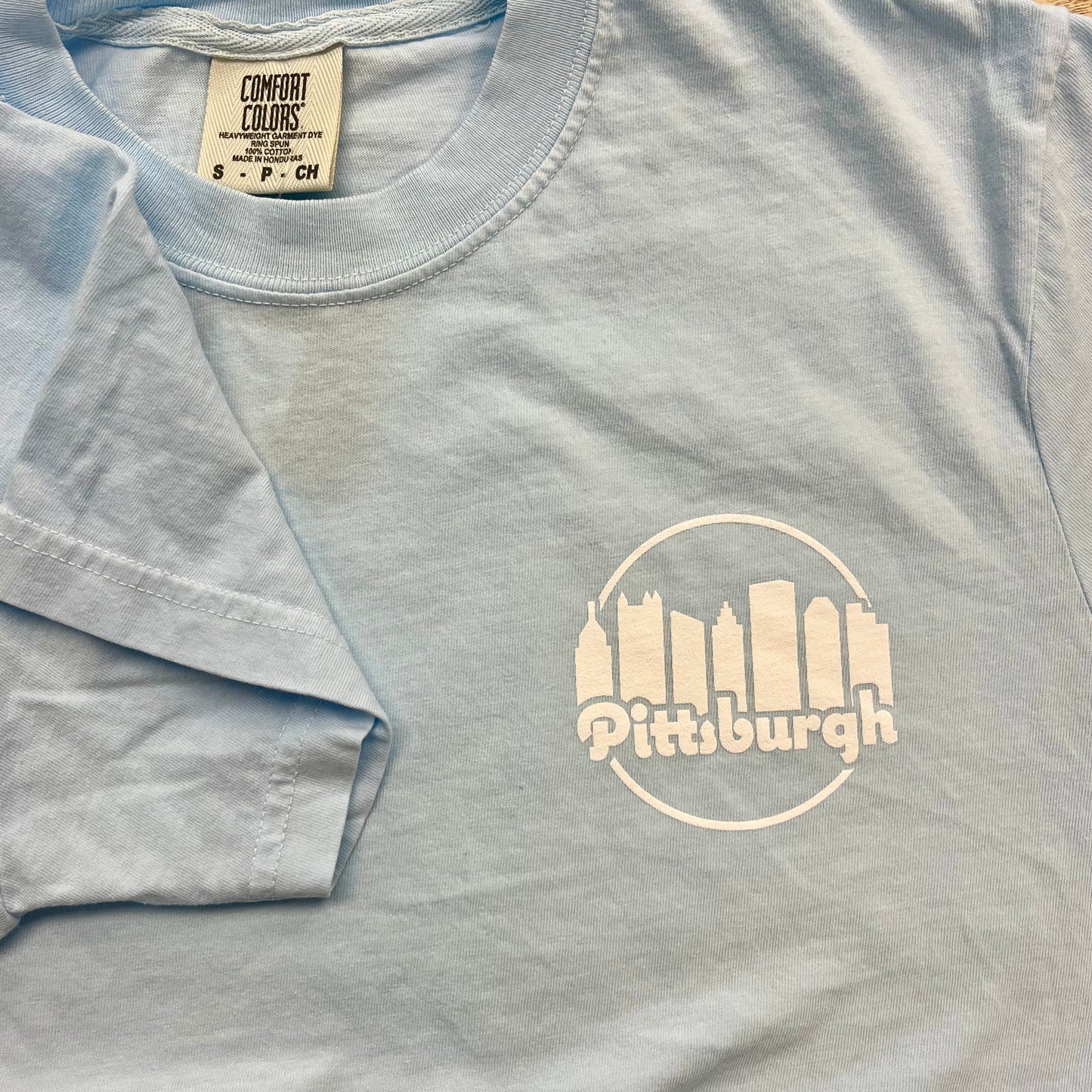 Skyline Emblem Chambray Tee