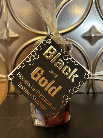Black and Gold Honey Tasting Set