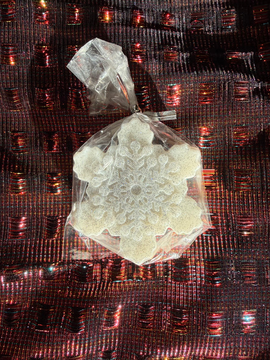 White Snowflake Soap