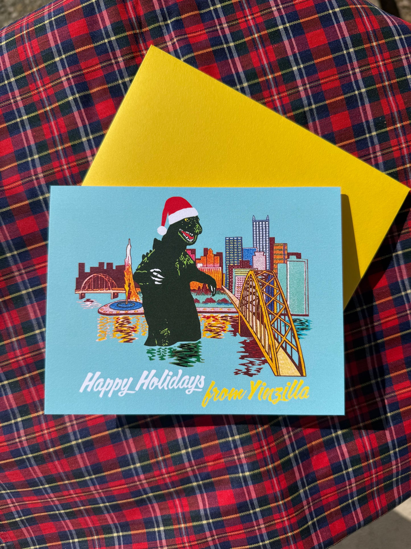 Happy Holidays From Yinzilla