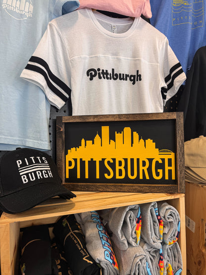 Skyline on Pittsburgh Sign Art