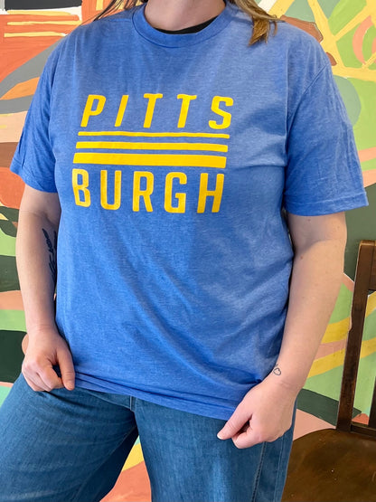 Rivers Stripe Tee - Royal