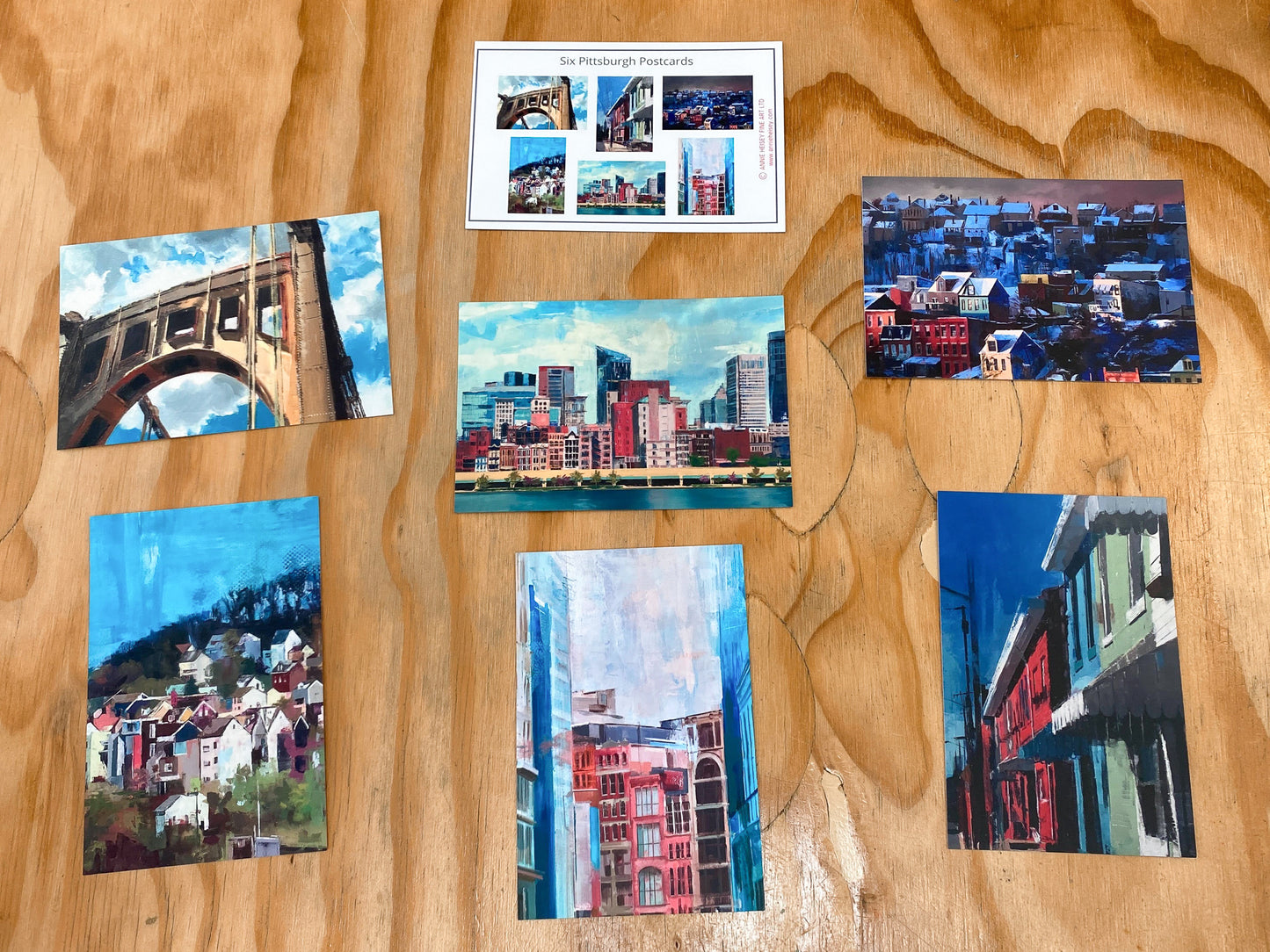 Painted City Postcard Pack