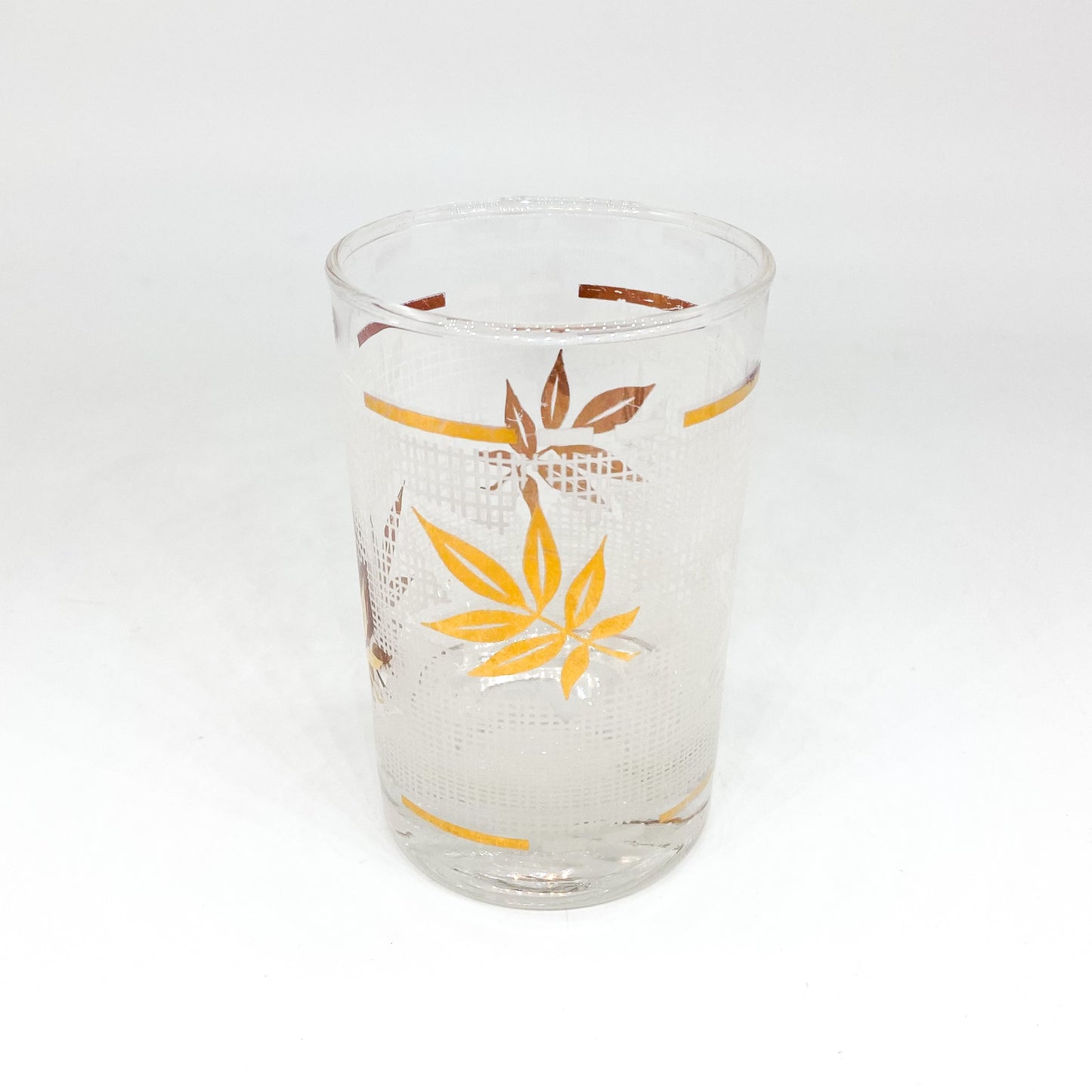 Gold Leaf Votive Glass