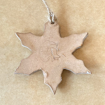 Double Snowflake Ornament