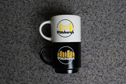 White Bridge Stack Mug