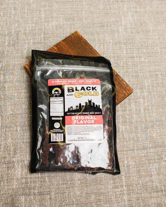 Packaged product on a textured surface