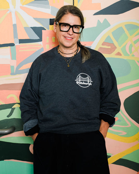 Bridge Emblem Crew - Dark Heather