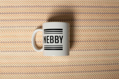 White Nebby Mug